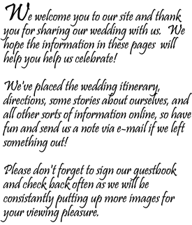 Welcome To Naomi Michael S Wedding Website